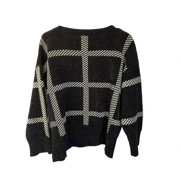 Vici Women's Black Polyester Long Sleeve Crew Neck Pullover Sweater Size Small - Picture 2 of 6